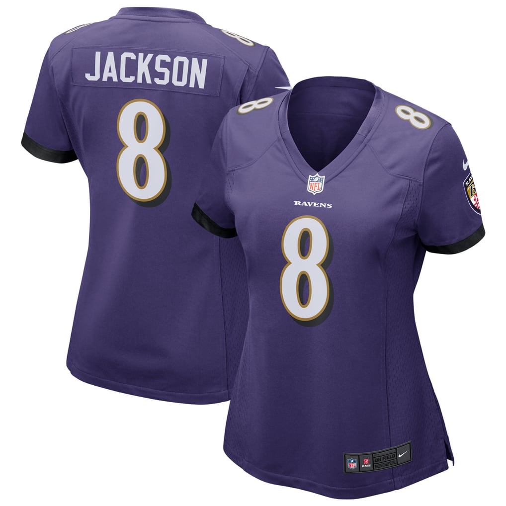 Women's Lamar Jackson Purple Baltimore Ravens Game Jersey