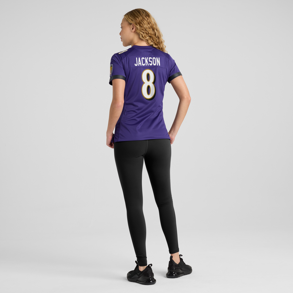 Women's Lamar Jackson Purple Baltimore Ravens Game Jersey