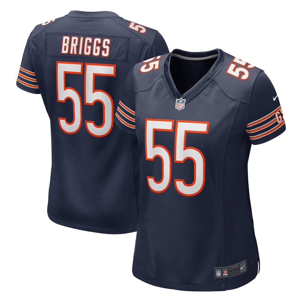 Women's Chicago Bears Lance Briggs Navy Game Retired Player Jersey