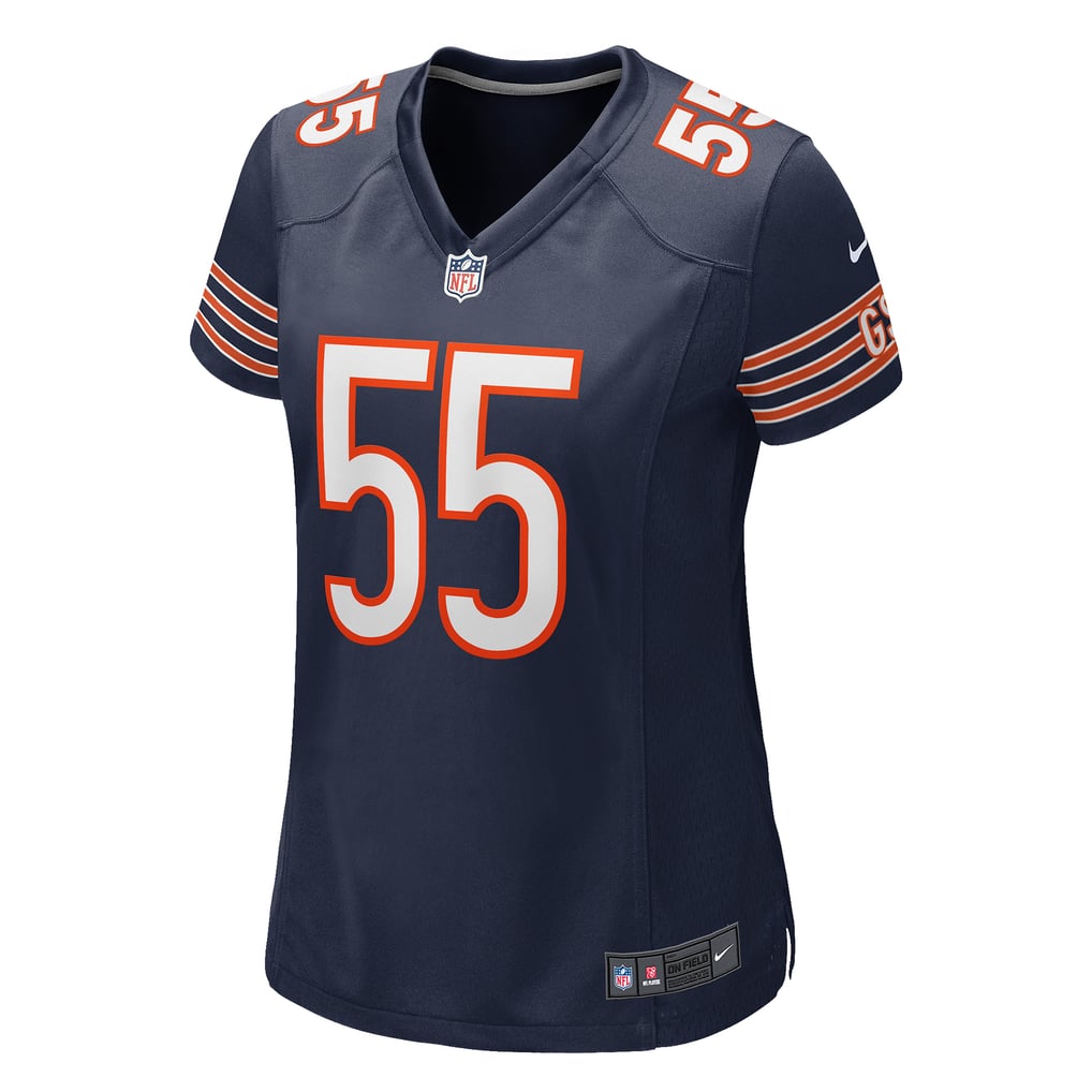 Women's Chicago Bears Lance Briggs Navy Game Retired Player Jersey