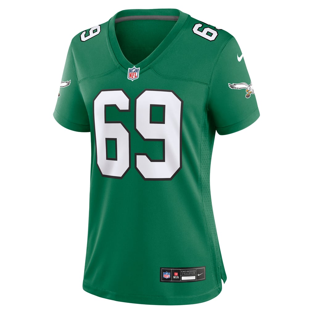 Women's Philadelphia Eagles Landon Dickerson Kelly Green Alternate Game Jersey