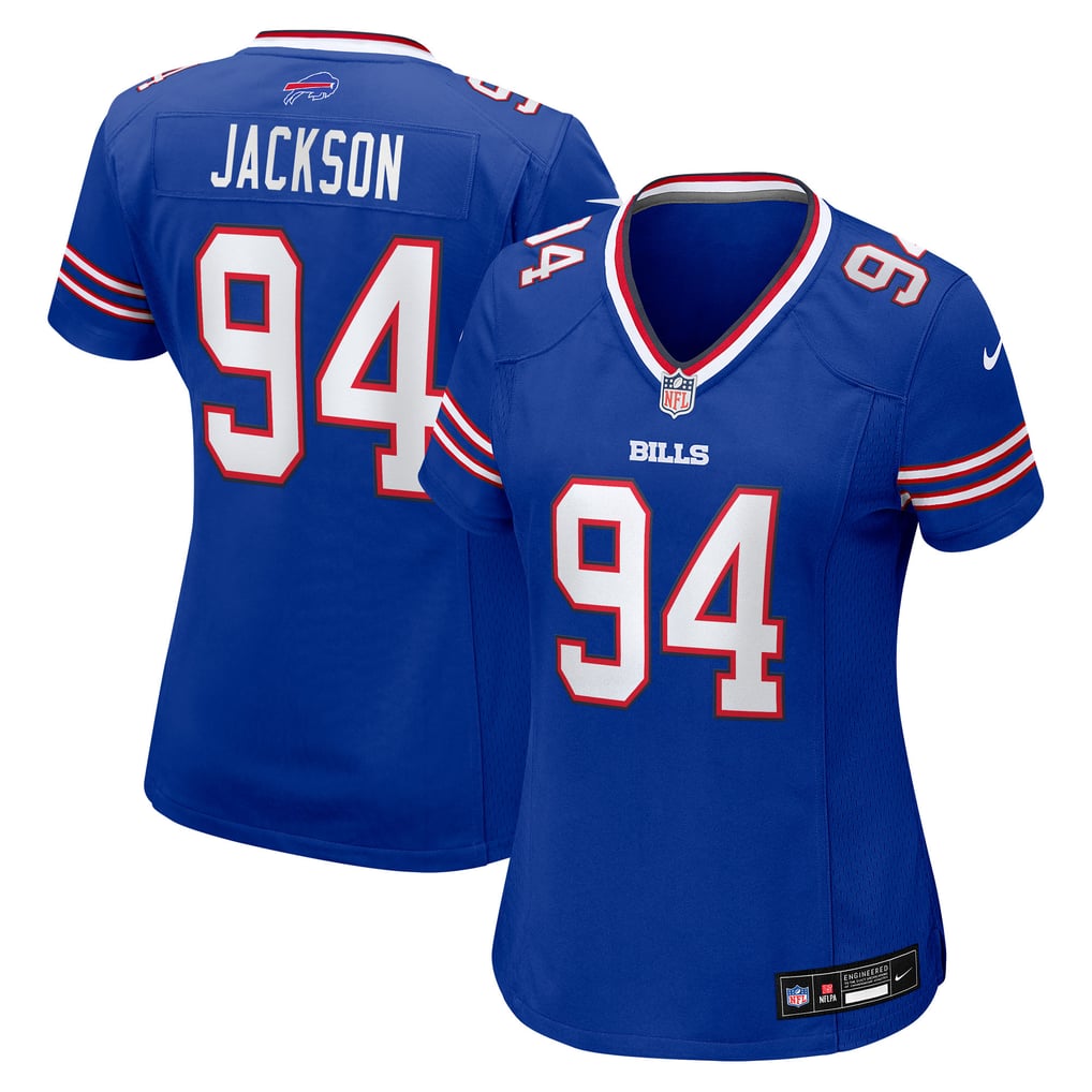 Women's Buffalo Bills Landon Jackson Royal Team Game Jersey