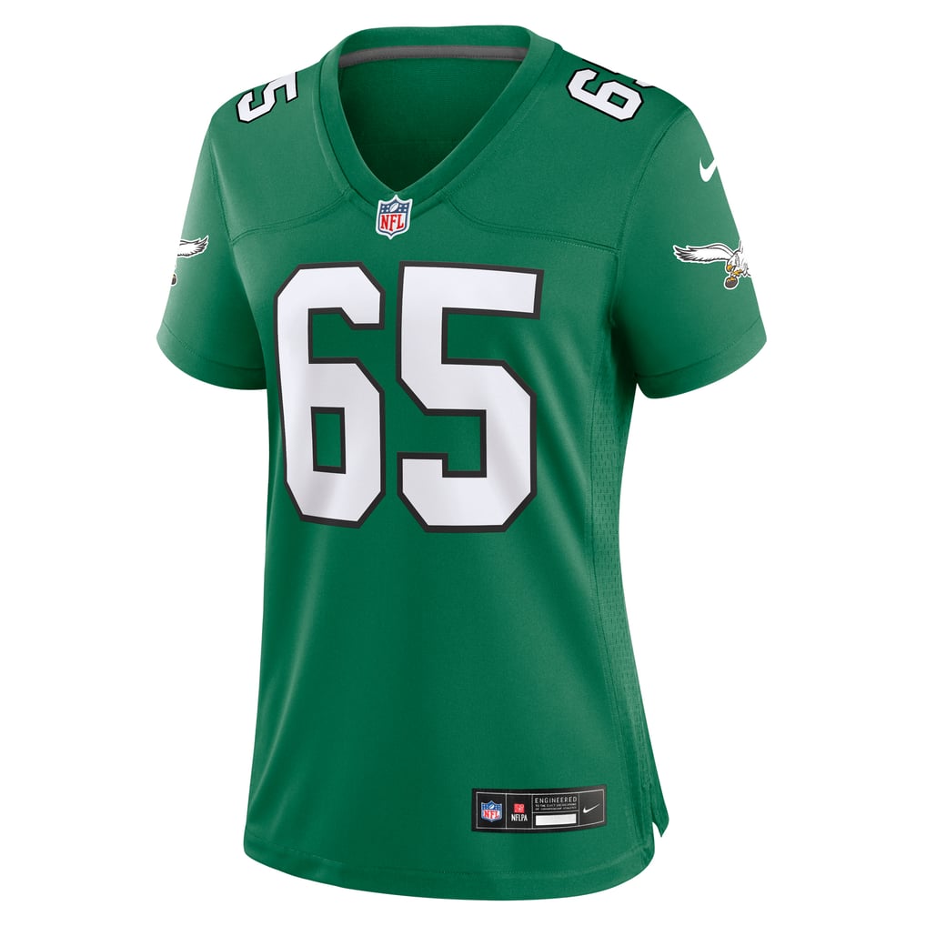 Women's Philadelphia Eagles Lane Johnson Kelly Green Alternate Game Jersey