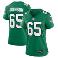 Women's Philadelphia Eagles Lane Johnson Kelly Green Alternate Game Jersey