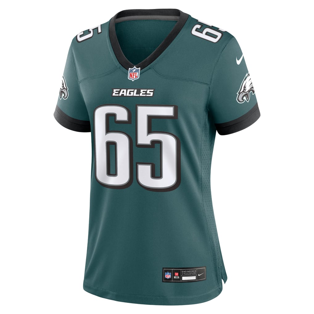 Women's Philadelphia Eagles Lane Johnson Midnight Green Team Game Jersey