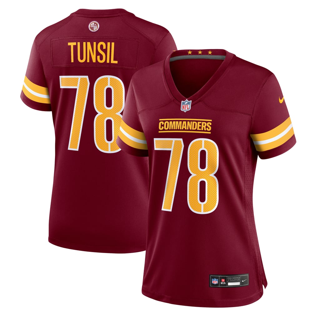 Women's Washington Commanders Laremy Tunsil Burgundy Team Game Jersey