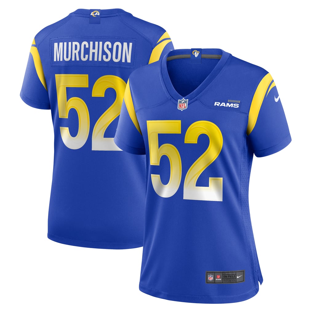 Women's Los Angeles Rams Larrell Murchison Royal Team Game Jersey