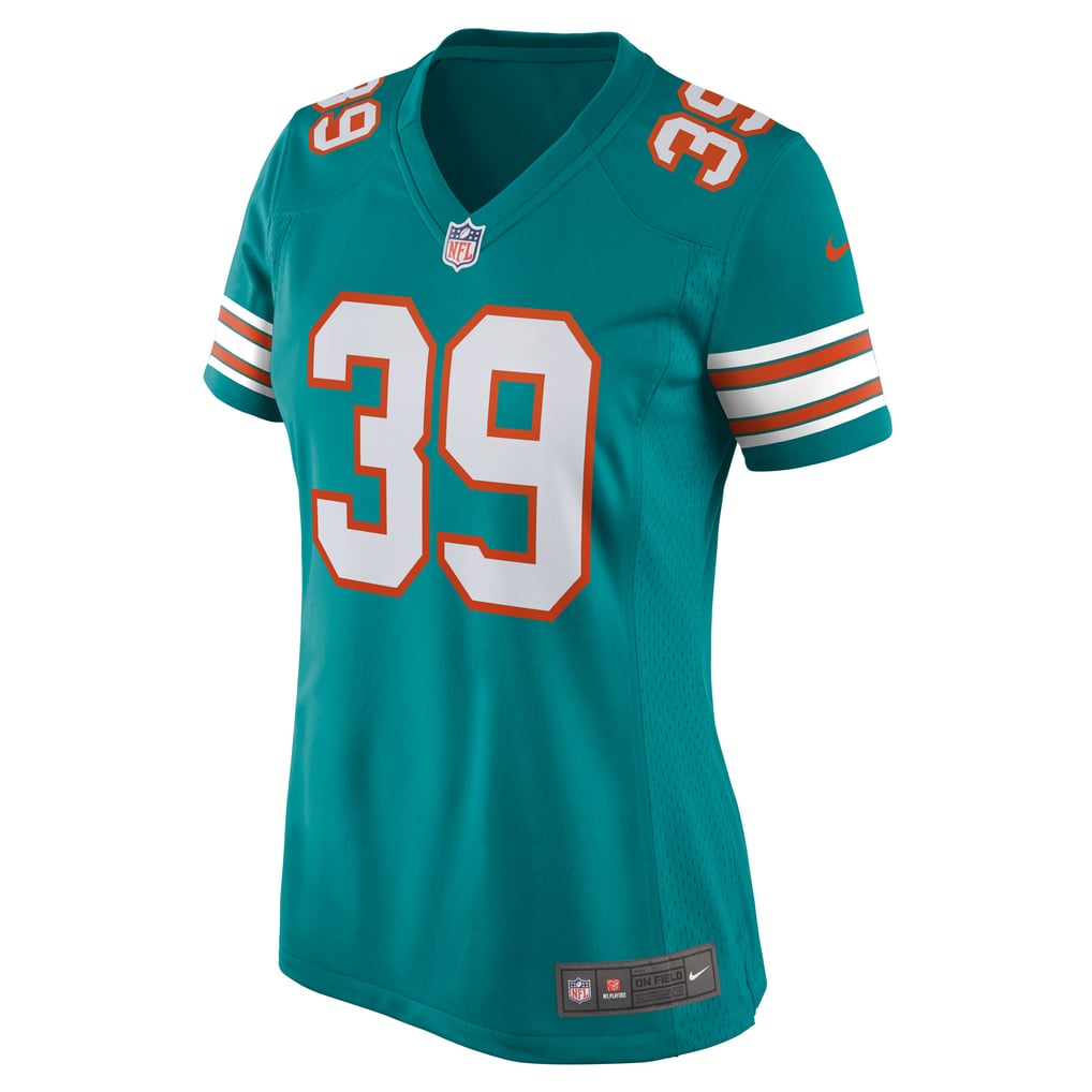 Women's Miami Dolphins Larry Csonka Aqua Retired Player Jersey