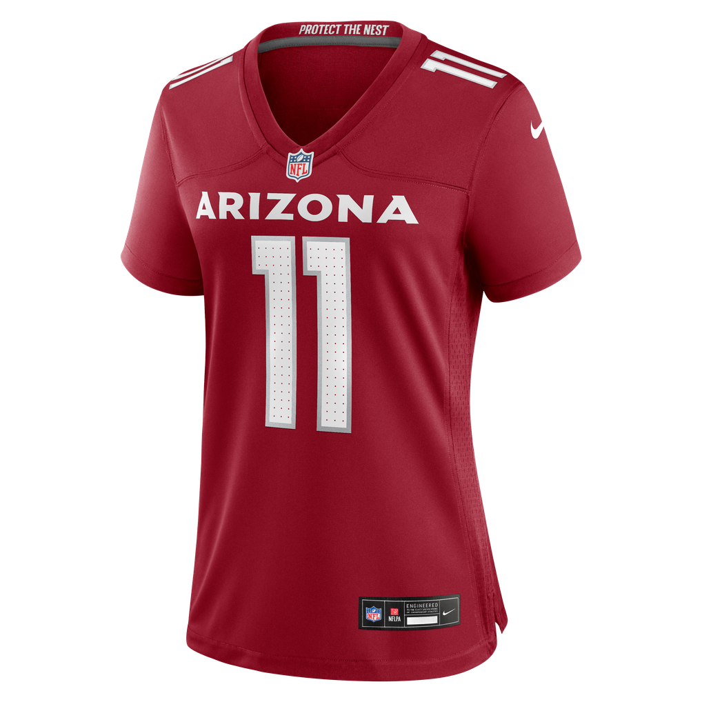 Women's Arizona Cardinals Larry Fitzgerald Cardinal Team Retired Game Jersey
