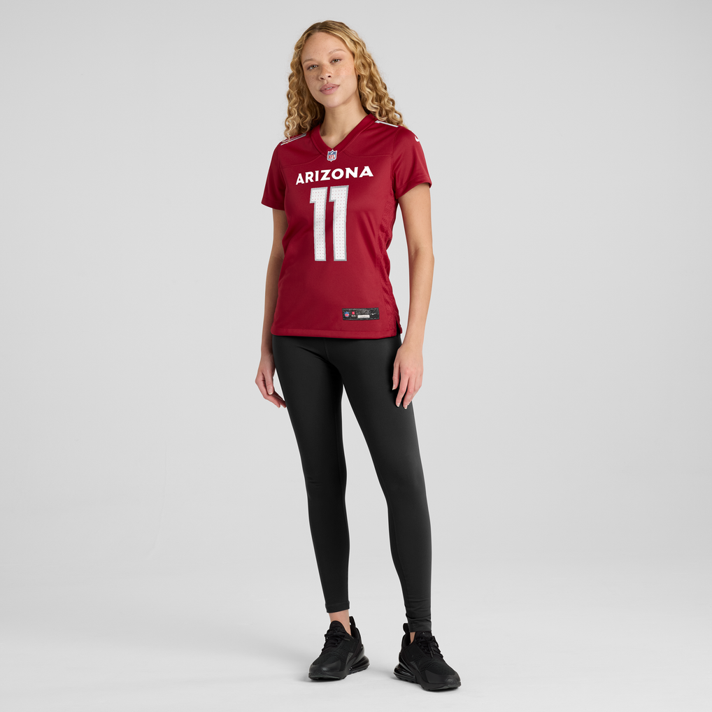 Women's Arizona Cardinals Larry Fitzgerald Cardinal Team Retired Game Jersey