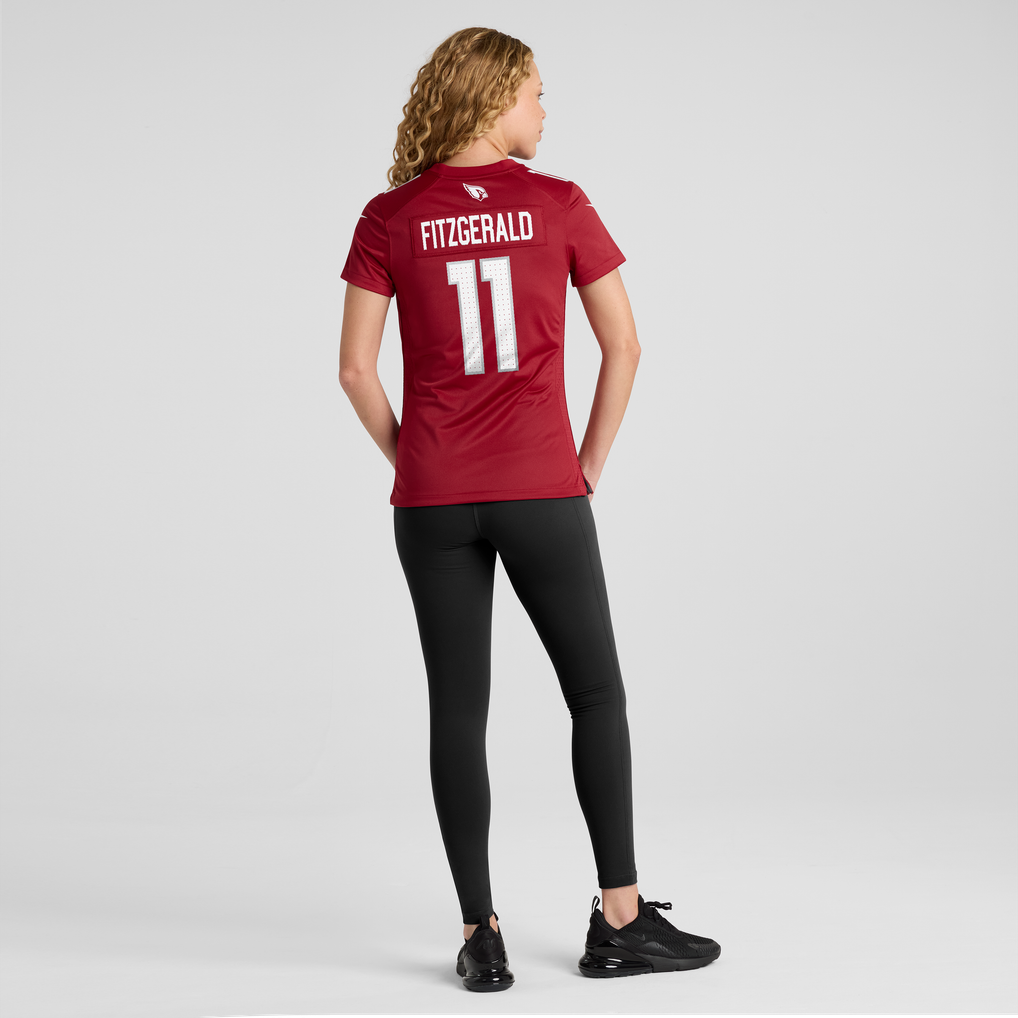 Women's Arizona Cardinals Larry Fitzgerald Cardinal Team Retired Game Jersey