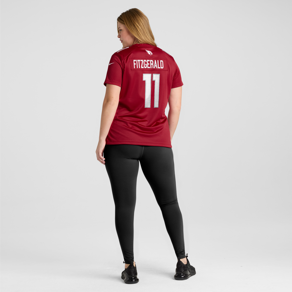 Women's Arizona Cardinals Larry Fitzgerald Cardinal Team Retired Game Jersey