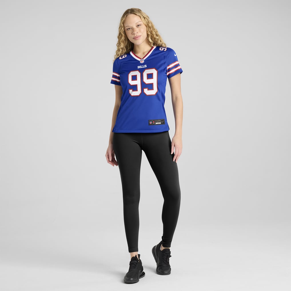 Women's Buffalo Bills Larry Ogunjobi Royal Team Game Jersey