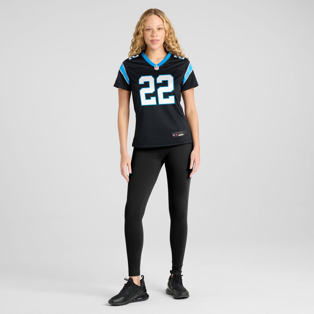 Women's Carolina Panthers Lathan Ransom Black Team Game Jersey