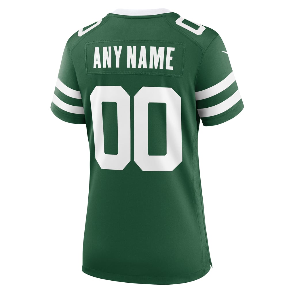 Women's New York Jets Legacy Green Custom Game Jersey
