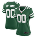 Women's New York Jets Legacy Green Custom Game Jersey