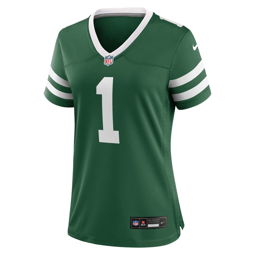 Women's New York Jets Legacy Green #1 Mom Game Jersey