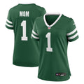 Women's New York Jets Legacy Green #1 Mom Game Jersey