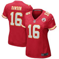 Women's Kansas City Chiefs Len Dawson Red Game Retired Player Jersey