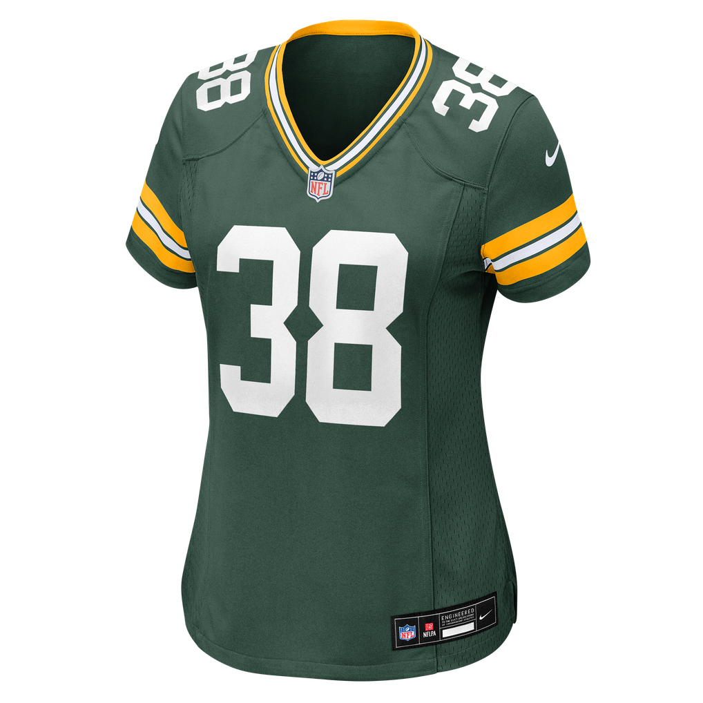 Women's Green Bay Packers Lenny Krieg Green Team Game Jersey