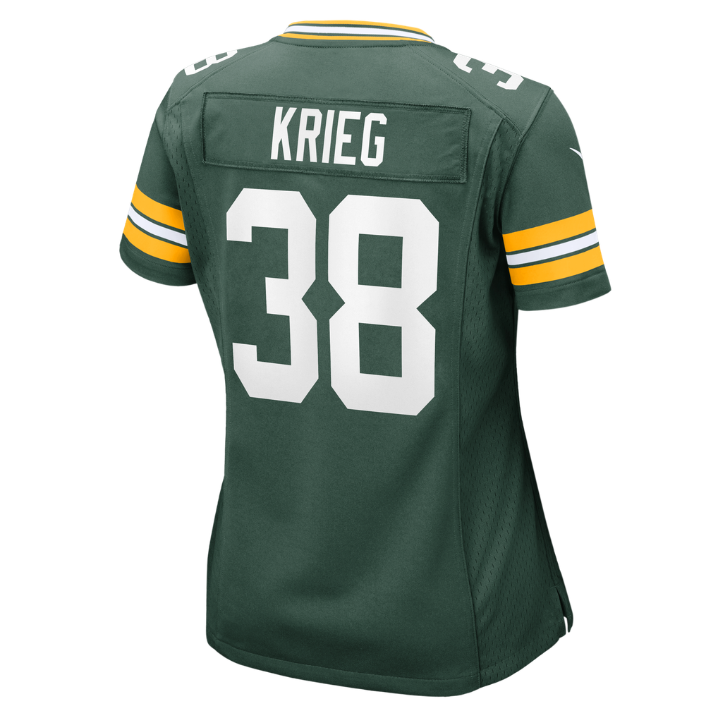 Women's Green Bay Packers Lenny Krieg Green Team Game Jersey