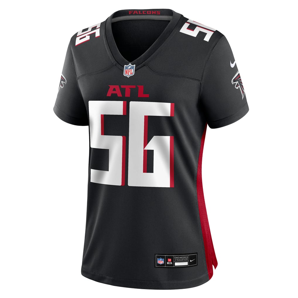 Women's Atlanta Falcons Leonard Floyd Black Team Game Jersey