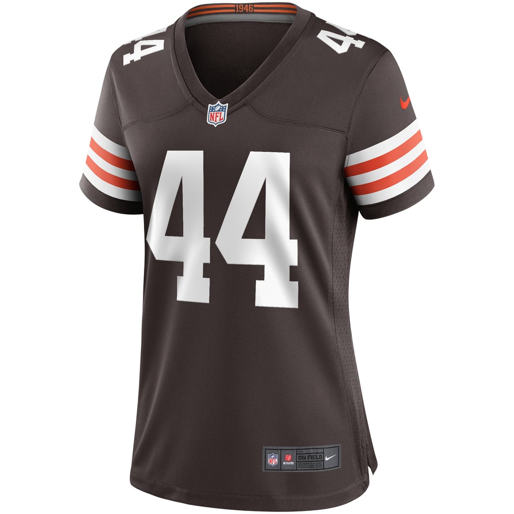 Women's Cleveland Browns Leroy Kelly Brown Game Retired Player Jersey