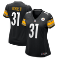 Women's Pittsburgh Steelers Lew Nichols III Black Team Game Jersey