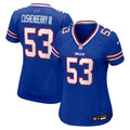 Women's Buffalo Bills Lloyd Cushenberry III Royal Team Game Jersey