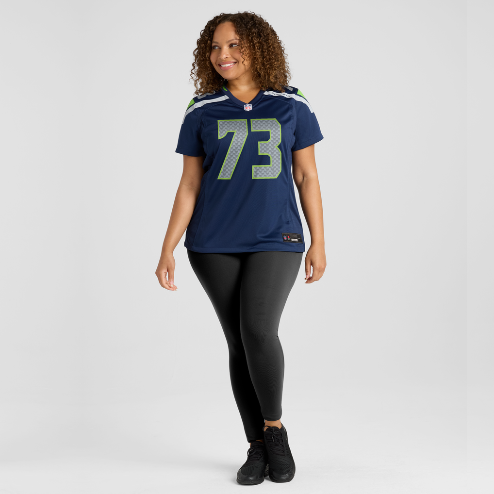 Women's Seattle Seahawks Logan Brown College Navy Team Game Jersey