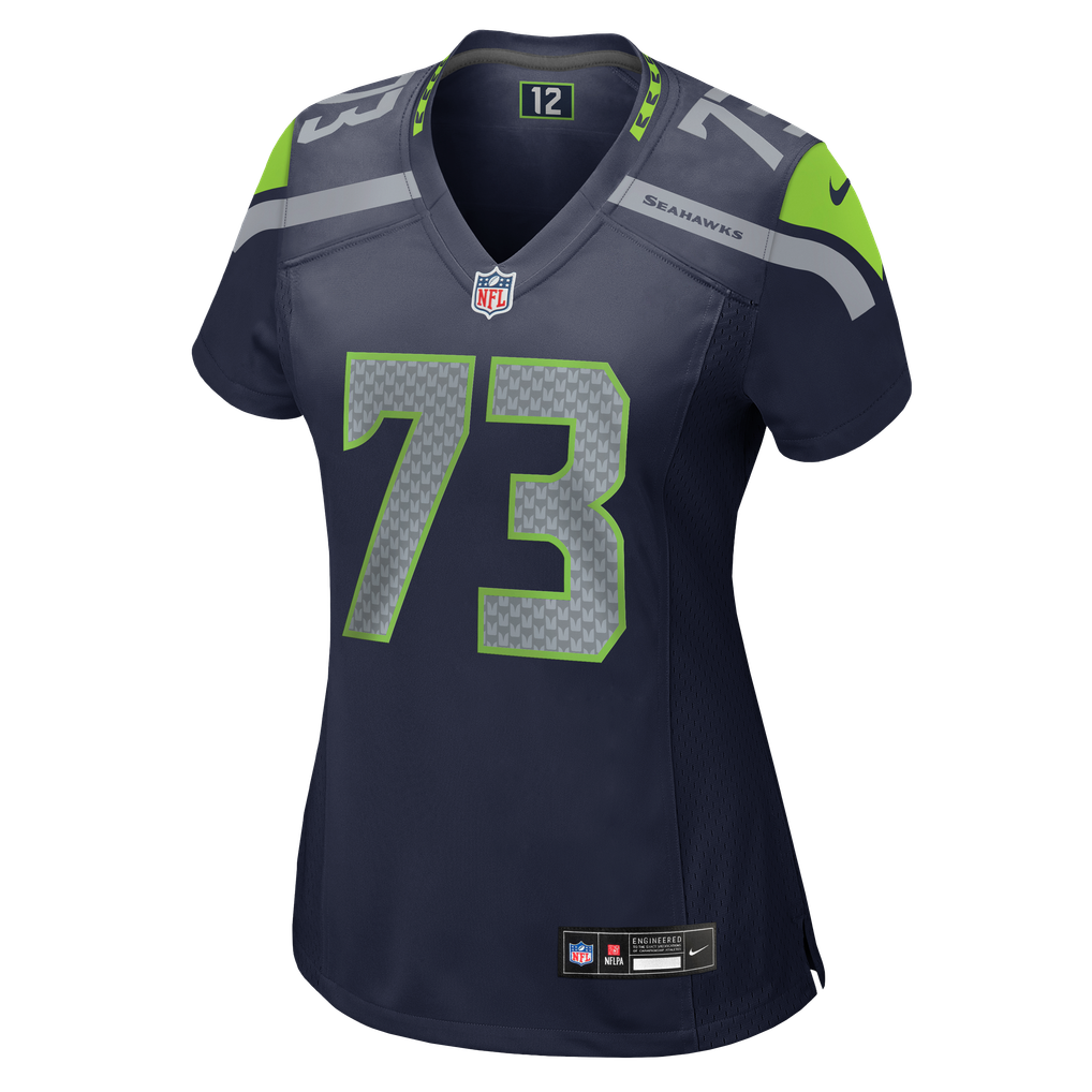 Women's Seattle Seahawks Logan Brown College Navy Team Game Jersey