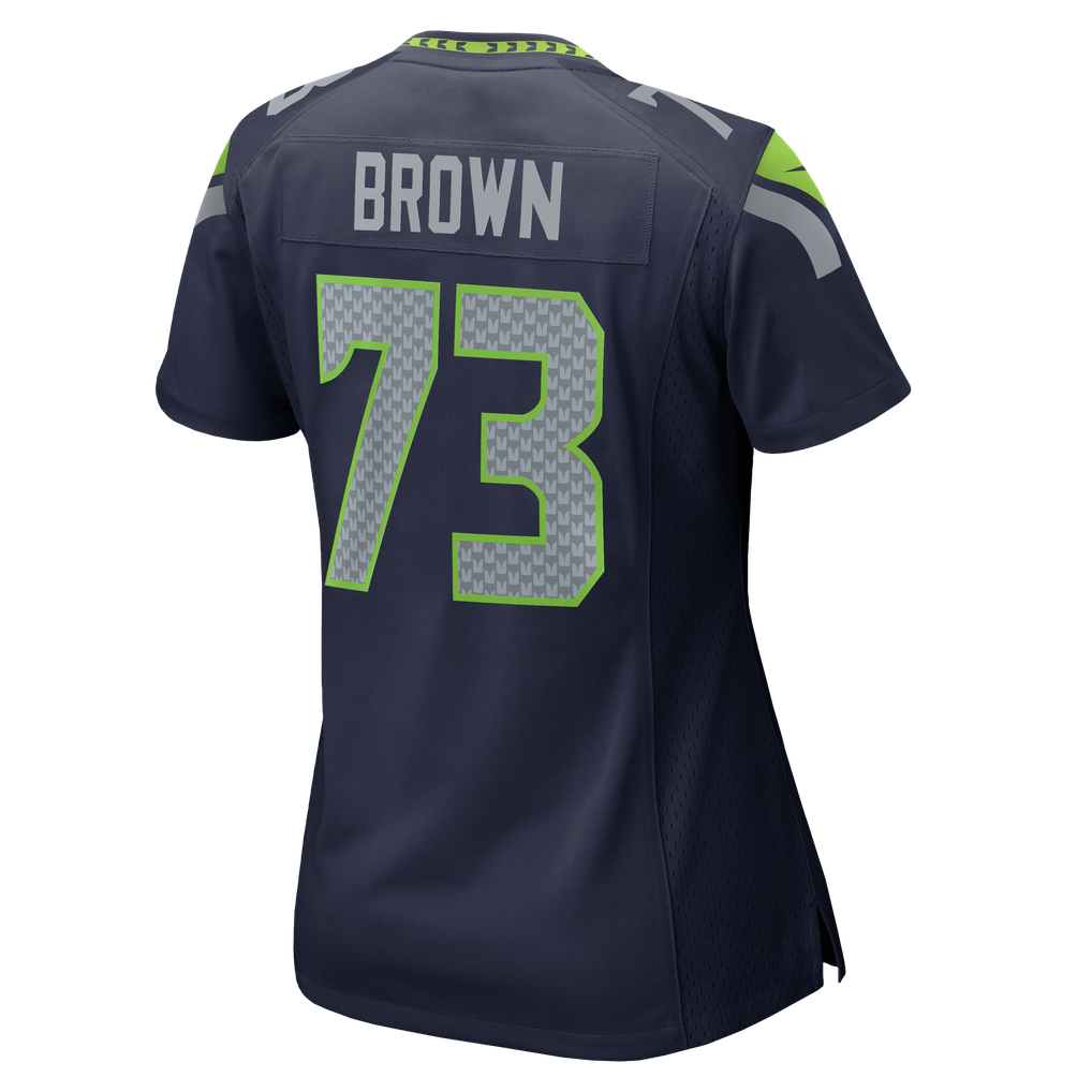 Women's Seattle Seahawks Logan Brown College Navy Team Game Jersey