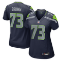 Women's Seattle Seahawks Logan Brown College Navy Team Game Jersey