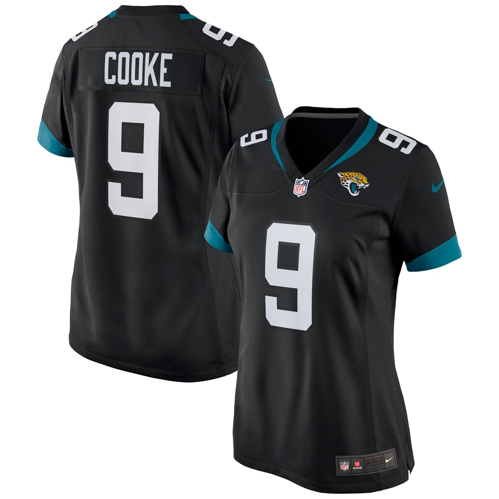 Women's Jacksonville Jaguars Logan Cooke Black Game Jersey