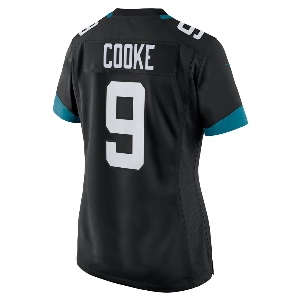 Women's Jacksonville Jaguars Logan Cooke Black Game Jersey