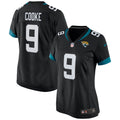 Women's Jacksonville Jaguars Logan Cooke Black Game Jersey