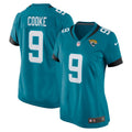 Women's Jacksonville Jaguars Logan Cooke Teal Game Jersey