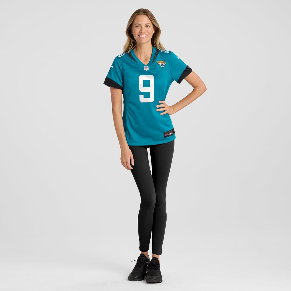 Women's Jacksonville Jaguars Logan Cooke Teal Game Jersey