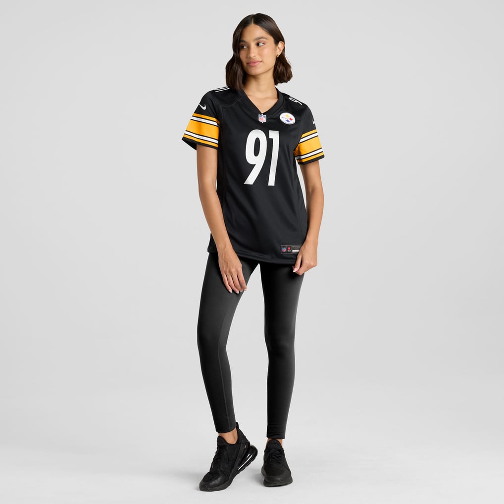 Women's Pittsburgh Steelers Logan Lee Black Team Game Jersey