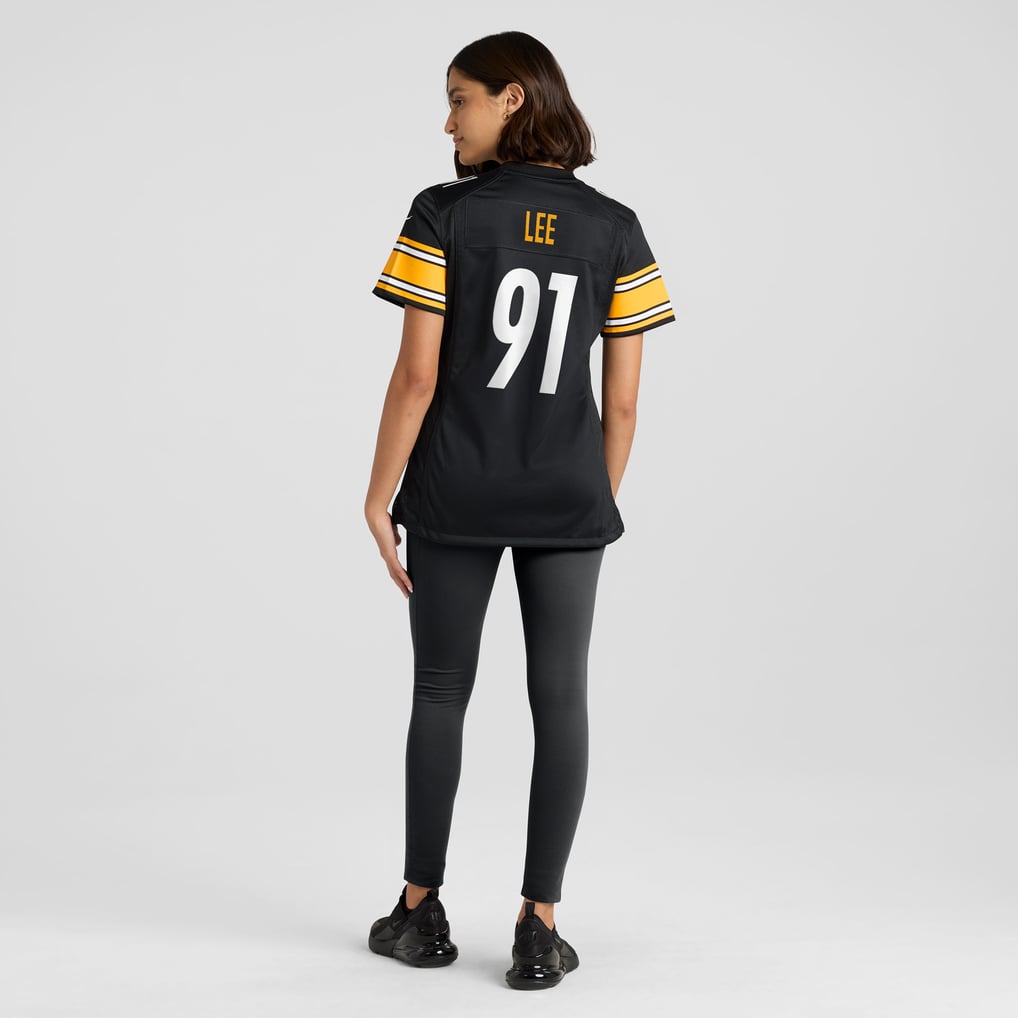 Women's Pittsburgh Steelers Logan Lee Black Team Game Jersey