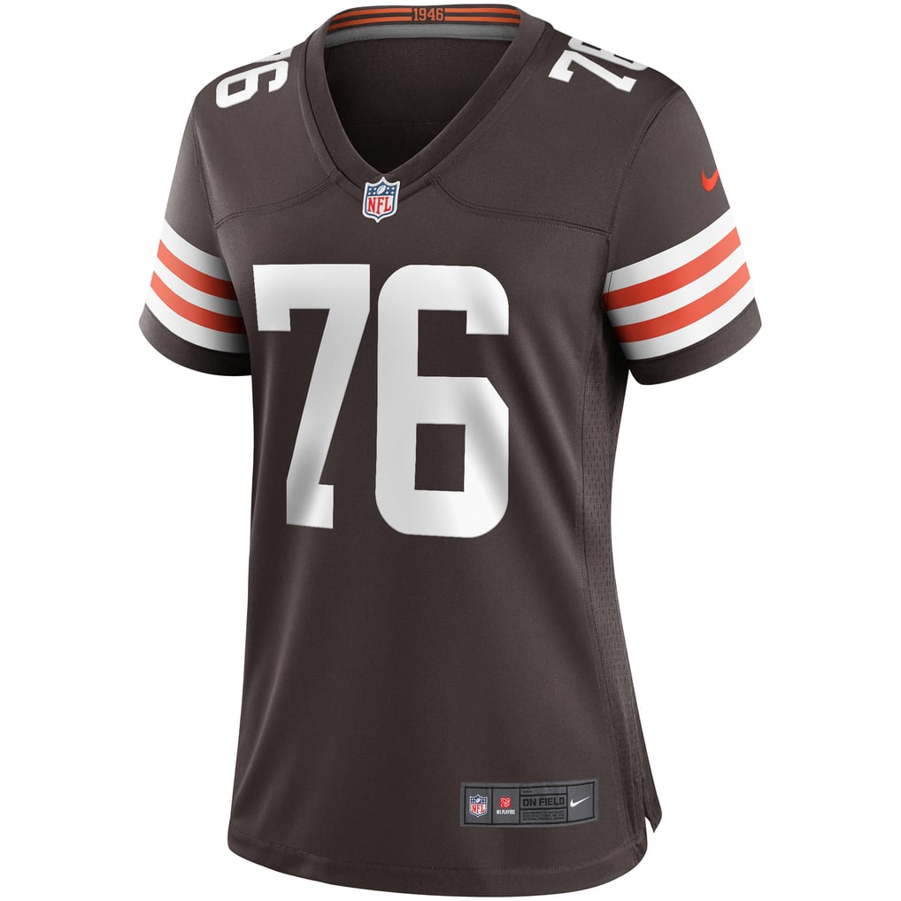 Women's Cleveland Browns Lou Groza Brown Game Retired Player Jersey