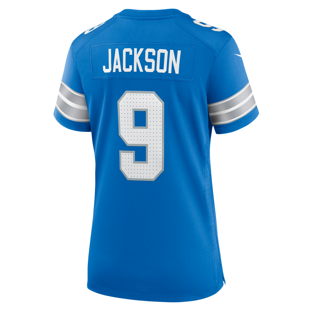 Women's Detroit Lions Lucky Jackson Blue Team Game Jersey