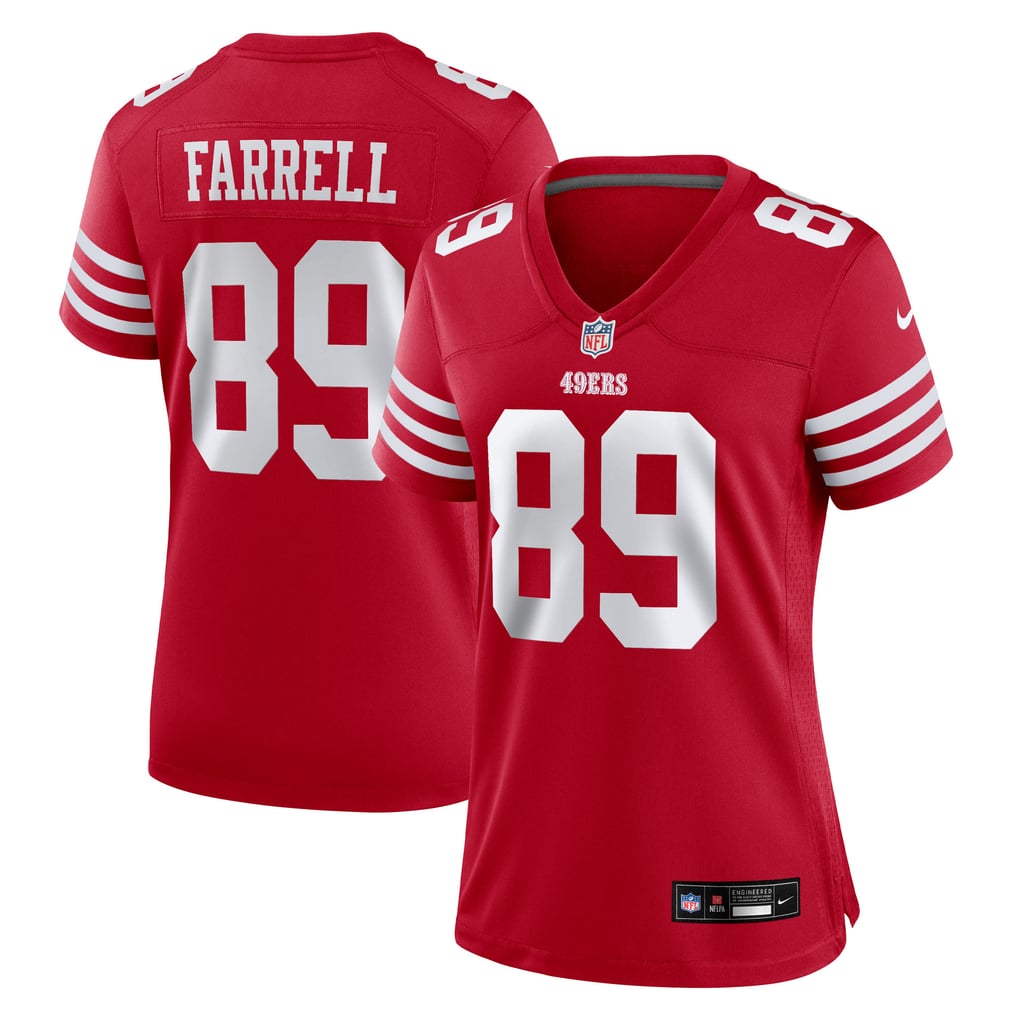 Women's San Francisco 49ers Luke Farrell Scarlet Team Game Jersey