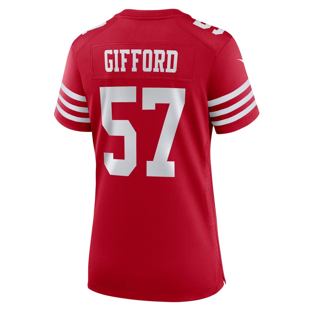 Women's San Francisco 49ers Luke Gifford Scarlet Team Game Jersey