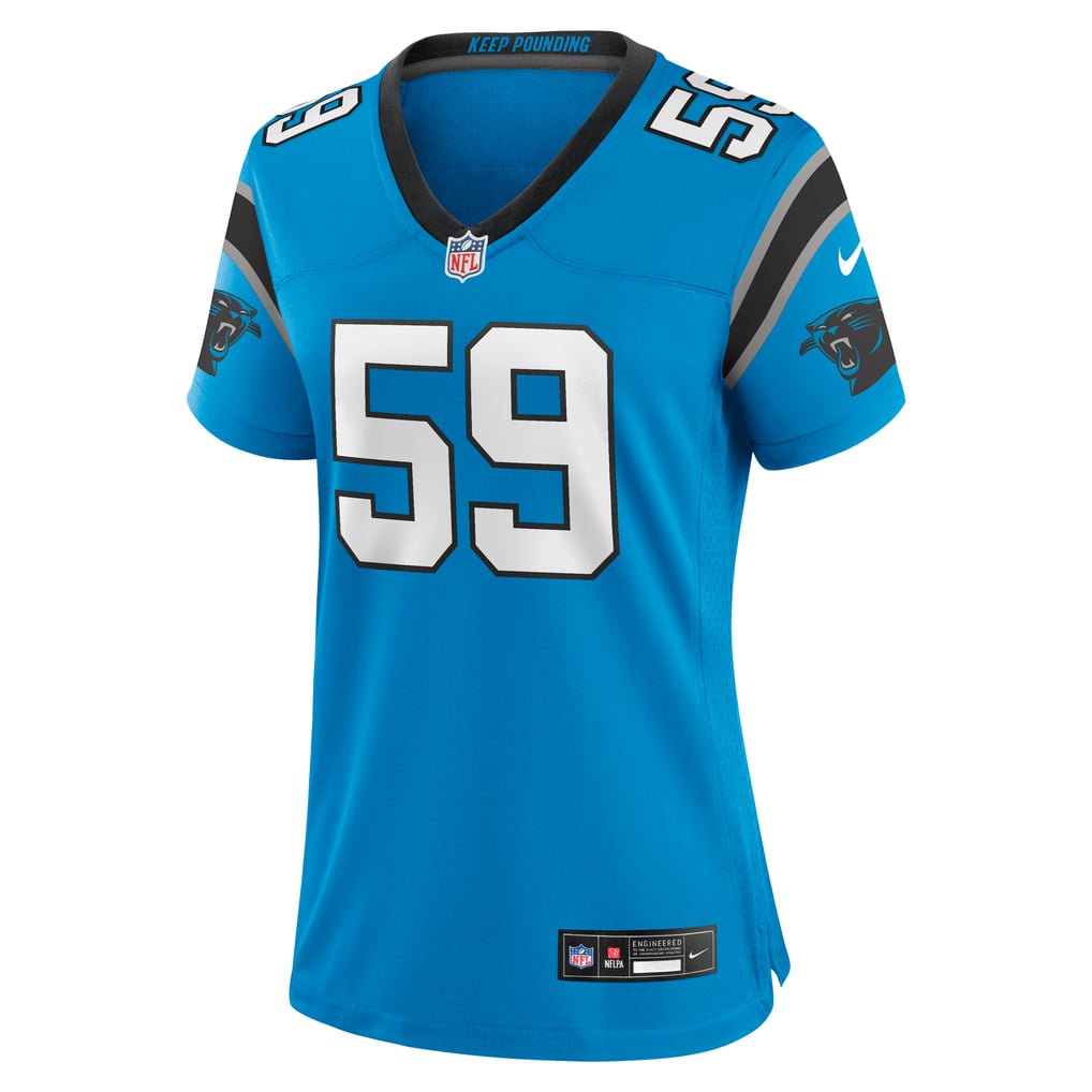 Women's Carolina Panthers Luke Kuechly Blue Retired Player Game Jersey