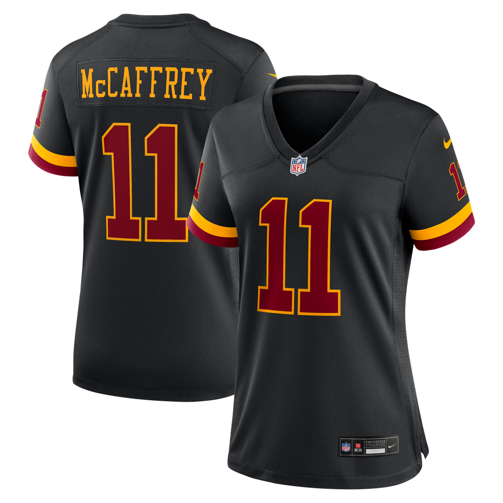 Women's Washington Commanders Luke McCaffrey Black Hail Raiser Alternate Game Jersey