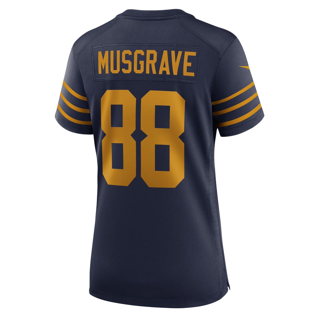 Women's Green Bay Packers Luke Musgrave Navy The 1923 Classic Game Jersey