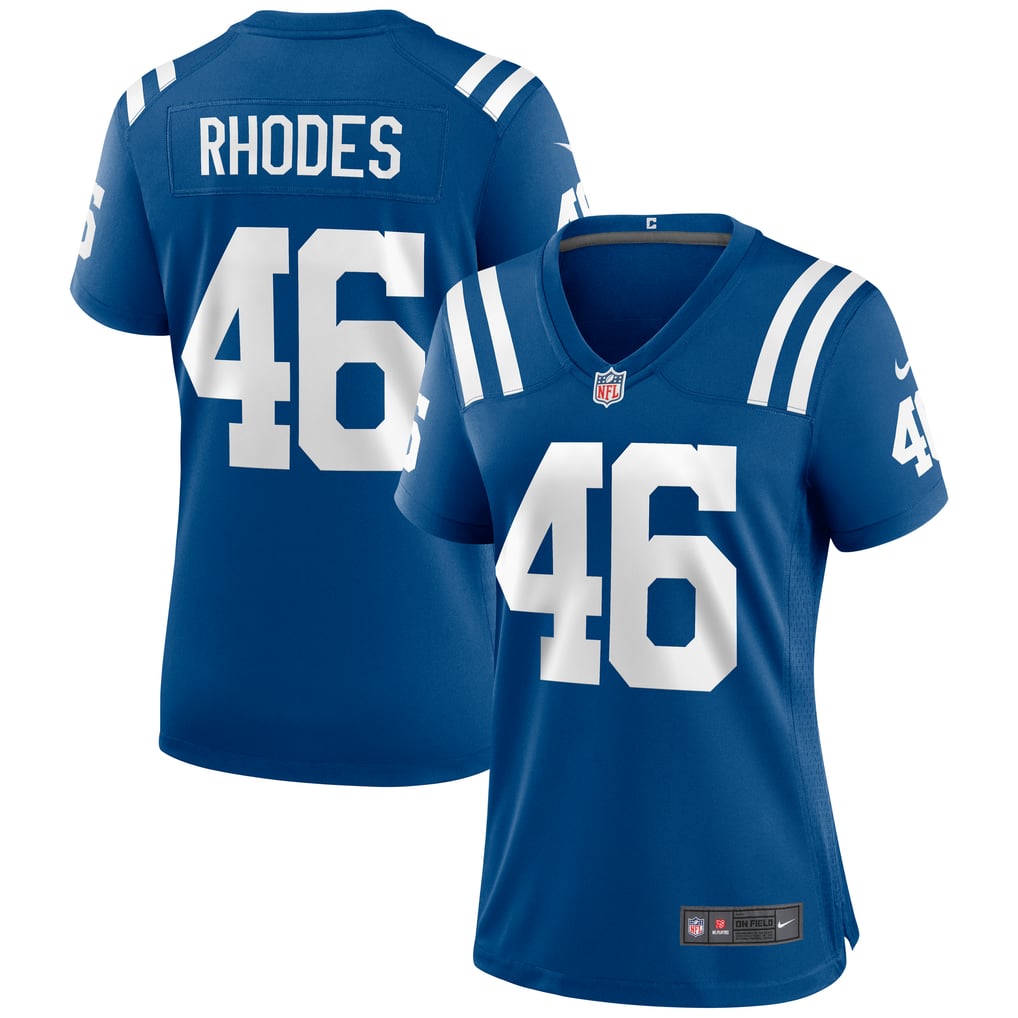 Women's Indianapolis Colts Luke Rhodes Royal Game Jersey