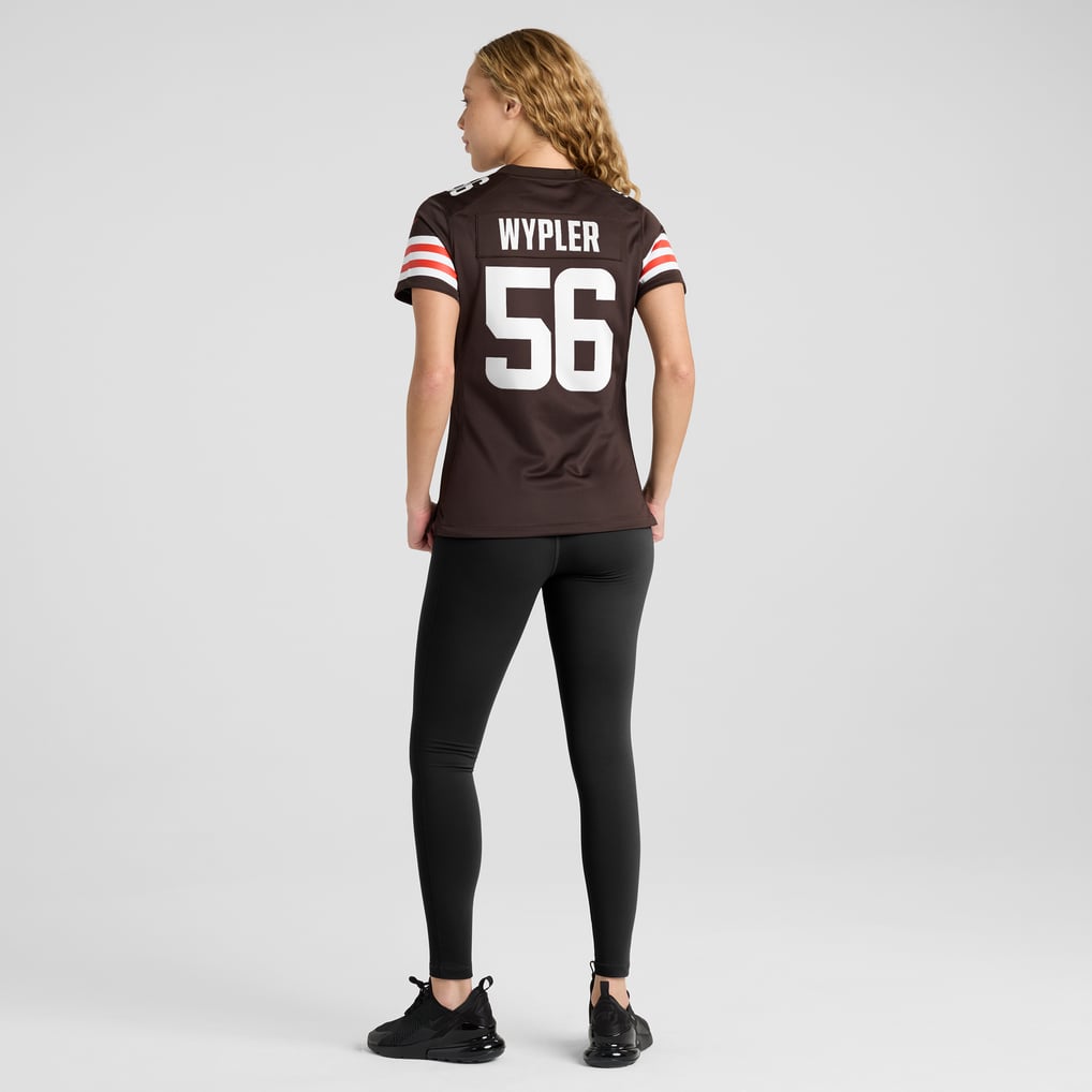 Women's Cleveland Browns Luke Wypler Brown Team Game Jersey