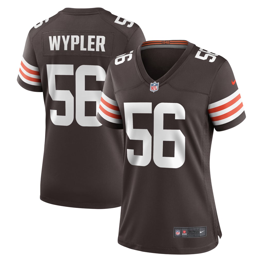 Women's Cleveland Browns Luke Wypler Brown Team Game Jersey